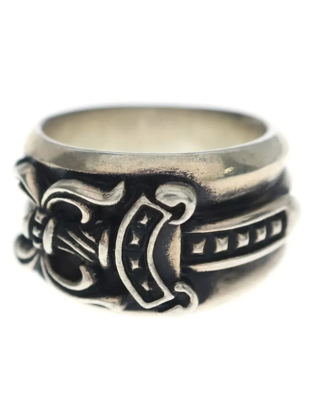 Chrome Hearts Dagger Ring Silver